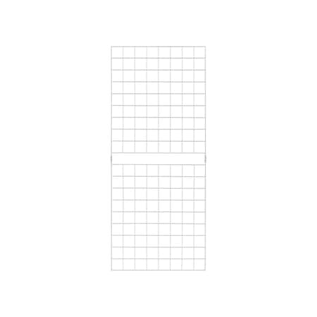 Econoco 2'x5' White Portable Grid Panel, Pack Of 3 W2X5